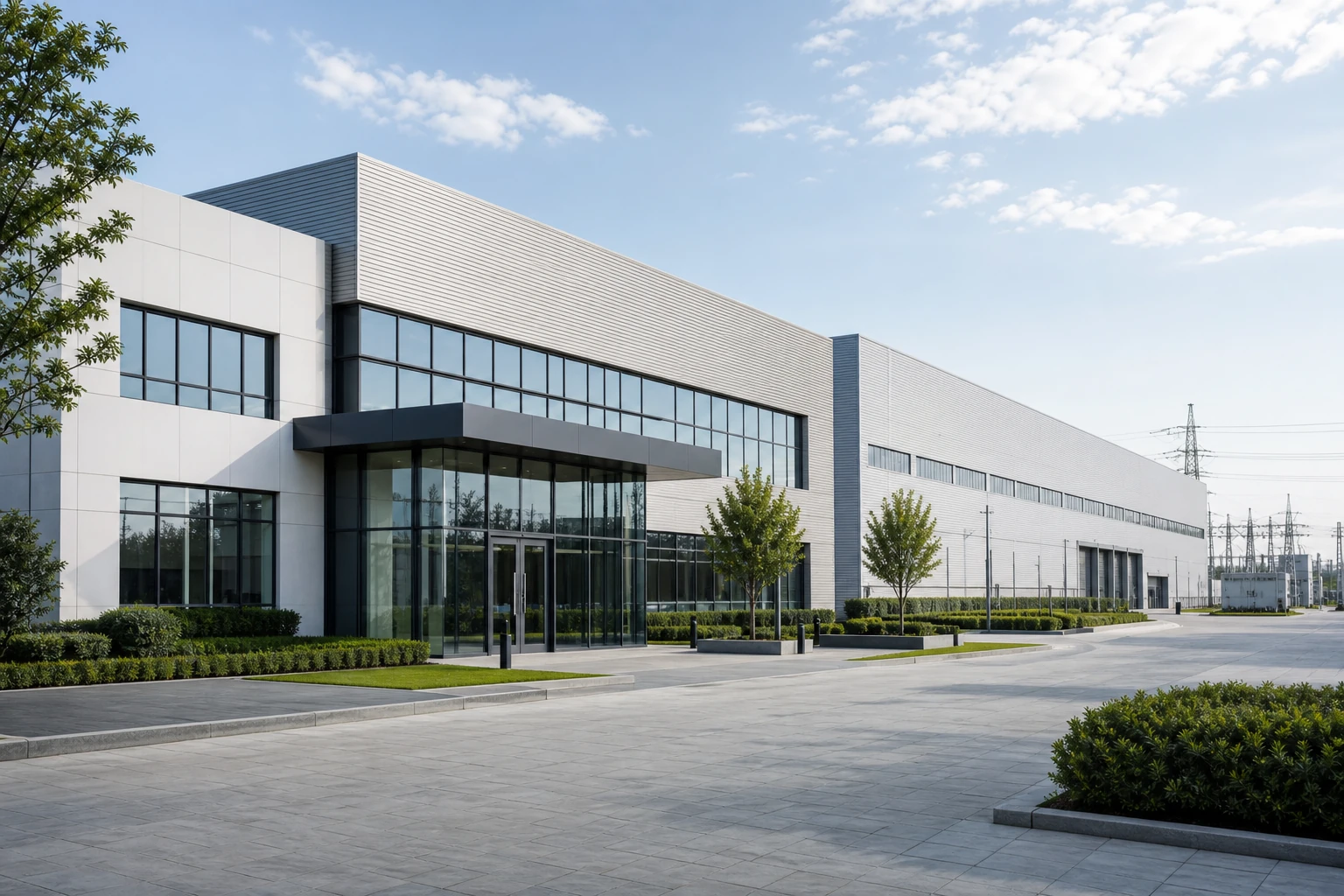 Wanze Electric modern surge protection equipment manufacturing facility exterior