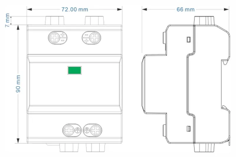 N8UP1+2-1500PV5012.5 Surge protector